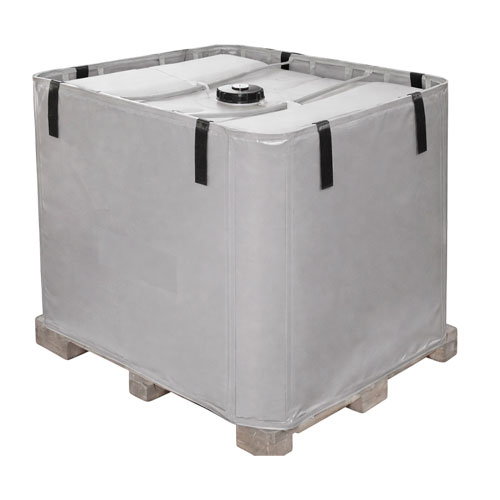 Греющий жакет НПГЕ 3000/t=20-160 (ЭЧЕ-3000/t=20-160), Силик-ая стеклоткань, с термоограничителем для еврокуба